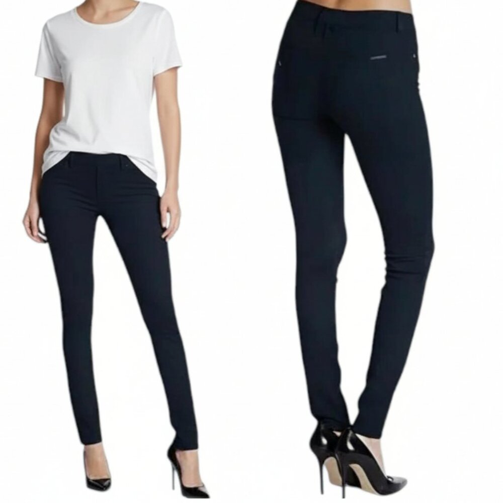 HUDSON Krista Super Skinny Jeans Black Sz 26 Like New - Picture 2 of 12